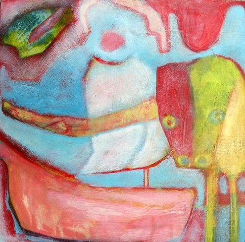 Bull, Boat , Bird
