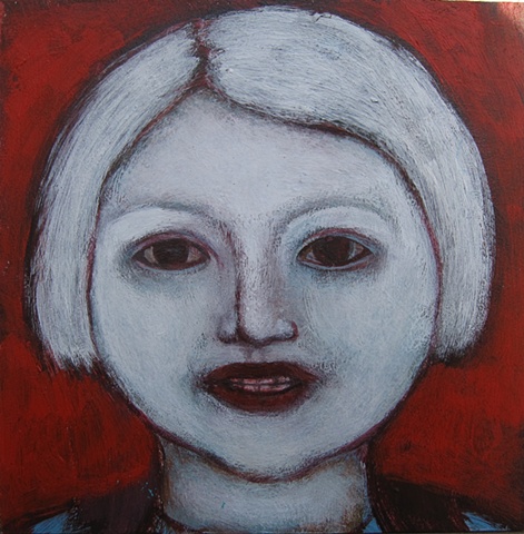 painting, portrats, "tiny art", PDX. faces, heads