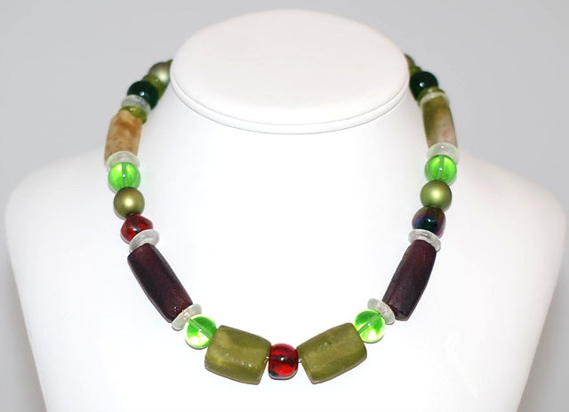 Aubergine and Chartreuse
