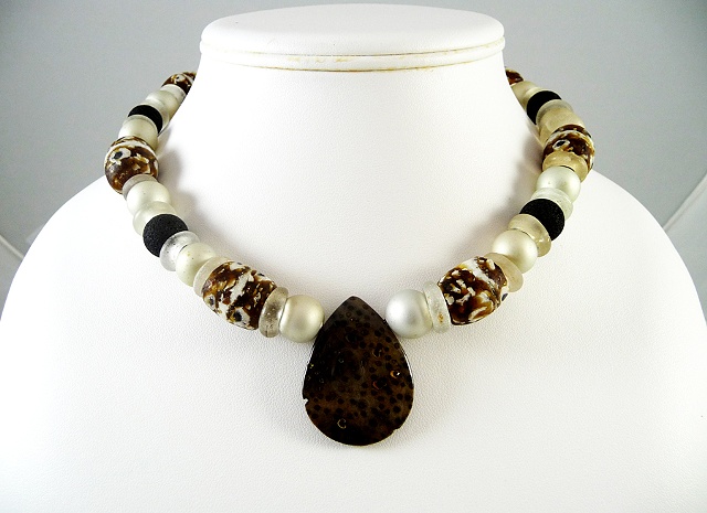 Pearly White and Petrified Palmwood