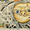 Masks, Snake and Flowers