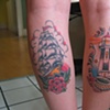 Ship and lighthouse