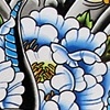 Passage Poster Hannya and Peonies