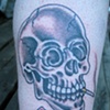 smoking skull