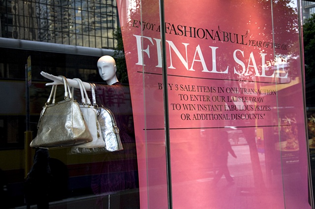Final Sale
(Pacific Place, Hong Kong)