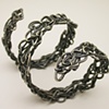 Oxidized Snake Bracelet