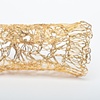 Vermeil doilie cuff