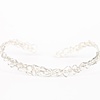 Silver neck cuff