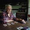 Granma playing Skip-bo
