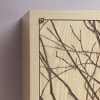 Wall Cabinet with Tree Silhouette