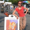 jennifer showing at art festival in alexandria va