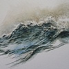 Storm Surf Watercolor