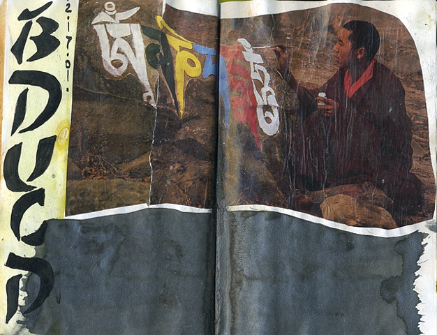 monk painting