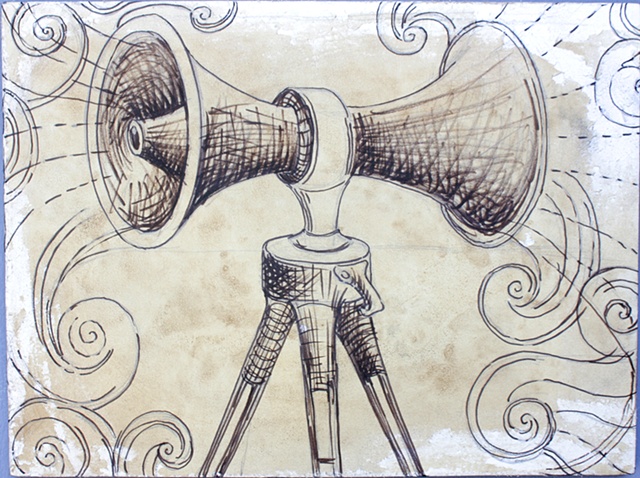 Double Siren drawing