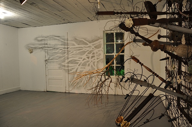 Bed, Branch, Drawing