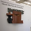 Installation of Work in Faculty Exhibit