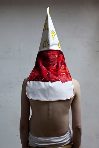 Back of Ronald McDonald Hood