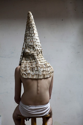 Back of Cigarette KKK Hood