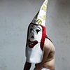 Ronald McDonald KKK hood
