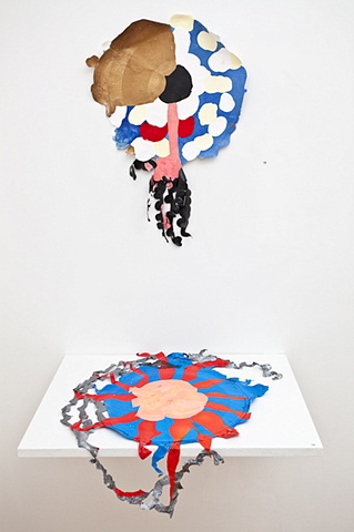 "Dawn" & "Baseball Beach 94' Baby" (Installation View) - Simon Slater