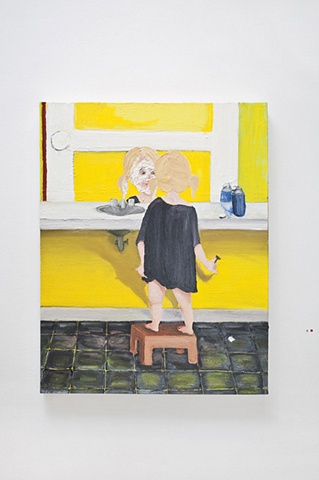 Girl Shaving