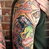 Matt Sesow artwork...tattooed by Paul Roe