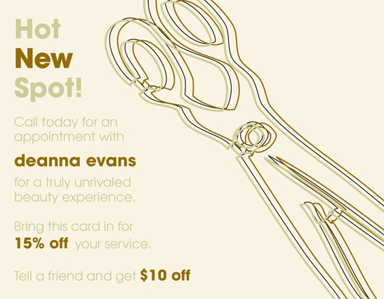 blades, hair, studio, scissors, new, postcard