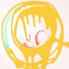 Lemon Yellow Drip Drawing