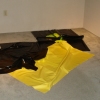Glossy Black on Yellow on Folded Black