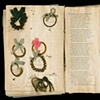 Mitchel Dawsons Album, Hair samples from various family members, n.d.