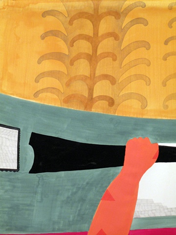 Portrait With Big Stick (Detail)