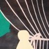 Portrait With Curtain