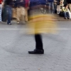 Walking Union Square