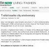 T-shirt marks city anniversary