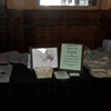 T-Shirt Table at "My Tale of Two Cities" in NYC
