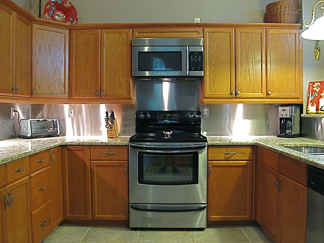 Stainless Steel Backsplashes