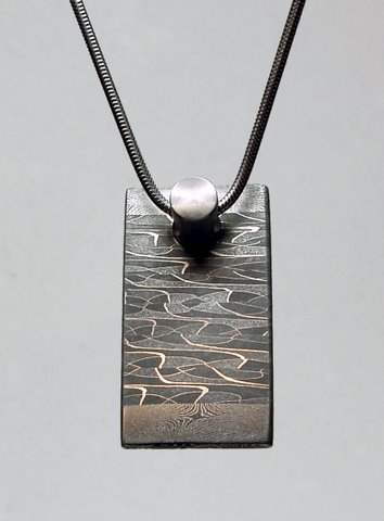 Damascus Steel Pendant