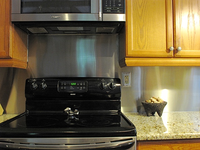 Stainless Steel Backsplashes