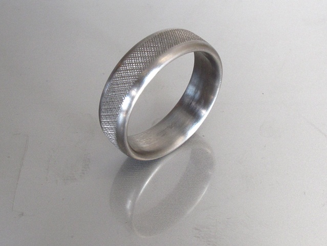 Titanium wedding band