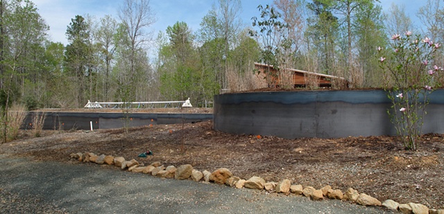 Steel cladded retaining walls
