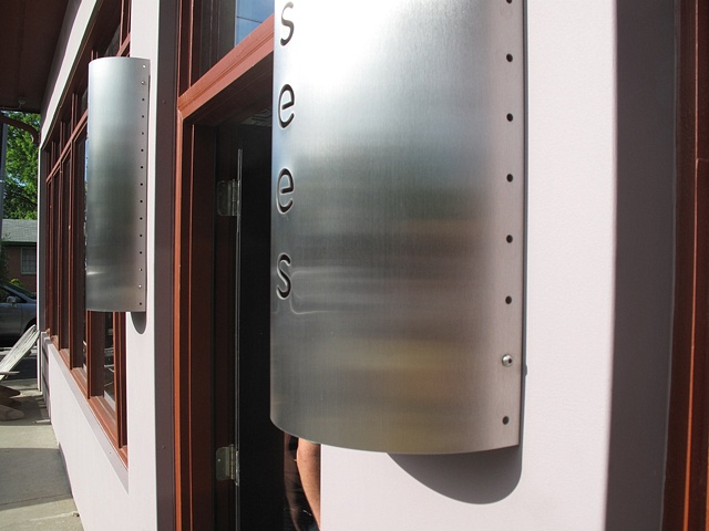 Jessee's Cafe Sconce: Detail