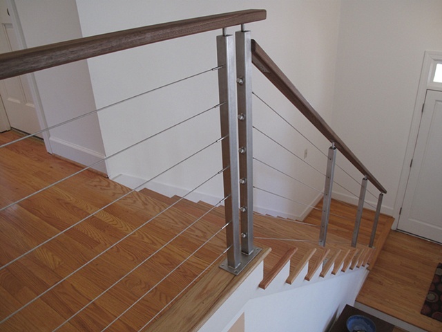 Stainless steel cable railing