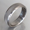 Knurled Titanium Ring