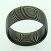 Damascus Steel Wedding Band