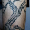 Gnarled tree in progress