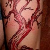 Gnarled tree sketch