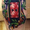 Hourglass and hand