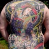 Geisha and dragon