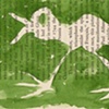 Space Bird in Forest Green