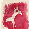 Space Bird in Red